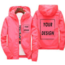 Custom Brand Logo Autumn Jacket Men Waterproof Warm Windbreaker Casual Clothing Big Size 7Xl Men Green Black Red Jacket Outdoor