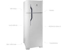 Refrigerator/Cooler Electrolux Cycle Defrost Duplex White 260L DC35A - 220V
