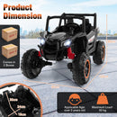DORTALA 24V Kids Ride on UTV 24V Battery Powered Electric Car-Black