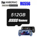 ANBERNIC RG556 掌上游戏机存储卡 SD卡 TF卡 61000个游戏 128G 512G 256G PSP PS2 Micro Sd PSP游戏