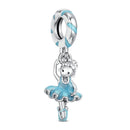 Hot Original Pendant S925 Sterling Silver Rabbit Charm Fit 3mm Bracelet Diy For Women Classic Easter egg beads Daily Gift Fine