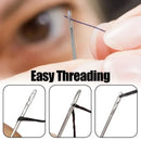 12/30Pcs Side Hole Blind Sewing Needles Stainless Steel Elderly Needles Hand Sewing Stitching Pin DIY Home Self Threading Needle