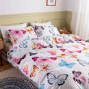 Luxury Bedding Sets 2/3 Pcs Nordic Butterfly Pattern Northern Europe Duvet Cover Set 220x240 200x200 for Adult King Queen Twin