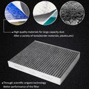 Activated Carbon Pollen Cabin Air Filter For Alpina B5 D5 F10 F11 B6 F12 F13 B7 F01 F02 BMW 5 6 7 Series 64119163329 64119272642