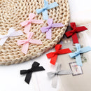 50Pcs/Lot 3.5*4cm Colourful Ribbon Bows Polyester Handmade Satin Bow DIY Sewing Crafts Decoration Gift Bouquets Party 2030