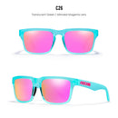 KDEAM Brand Hot Selling Square Polarized Men Sunglasses Brief And Fashion Design Leisure Women Shades Fishing Driving Glasses