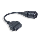 For BMW Motorcycle 10PIN Cable 10 Pin to OBD2 16 PIN Adapter Cable For BMW OBD2 Diagnostic Connector