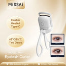 Missai SQ-X001 Portable Electric Eyelash Curler Charging Model Fast Heating Portable Shaping and Lasting Curling Eyelash Clip
