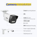 Annke 4K POE IP Camera 265+ Motion 2.0 Built-in Microphone 4MM Lens 8MP smart Dual Light Human Vehicle Detection Security Camera