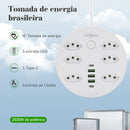 Line Filter, Electric Extension, Socket Extension, Socket Adapter, From Brazil, Coibeu, 10A, 110-220V, Usb Socket