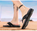 Massage Flip Flops for Men Summer Breathable Beach Shoes Sandals Men Luxury Flip Flops Breathable Men's Slippers