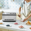 The Gelato Atelier | 2-Quart Compressor Ice Cream Maker, No Pre-Freezing