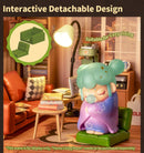 Rolife DIY Miniature 3D Wooden Puzzle Kit with LED Light | Creative Craft Store Model