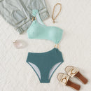 Serpent Aura Cut-Out One-Piece Swimsuit