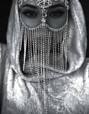 Lumina Crystal Tassel Veil