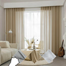 Modern Brown Voile Curtains for Kids Bedroom Living Room Sheer Curtain in Kitchen Hall Cortinas Ventana Firany Treatment Rideaux