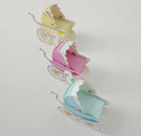 Creative Baby Carriage Candy Box Christening &Baptism Party Supply Baby Shower It's A Boy Or It's Girl Party Baby Birthday