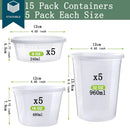 The Batch Keeper | BPA-Free Leakproof Deli Containers for Prep, Freezer and Service