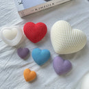 Woven Love Silicone Molds DIY Handmade Heart Cake Chocolate Baking Molds Heart-shaped Candle Soap Plaster Valentine's Day Decor