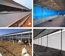 Waterproof PVC Tarpaulin Thick 0.55mm Outdoor Tarp Weatherproof Rain Cover for Gardens Patios Porch Garage Farm Plant Cover