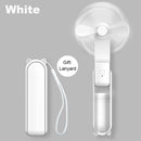 Portable Mini Handheld Fan Small Pocket Fan USB Rechargeable Battery Fan Folding Cooling Hand Fan Mini USB Fan with Power Bank