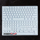 Jelly Keycap Set Translucent White Blue Pc+Abs Keycap For Mechanical Keyboard Characters Translucent Ice Cube Crystal Oem Keycap