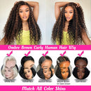 The Chroma Shift | Hand-Tied 13x6 HD Lace Frontal Wig, 210% Density Deep Wave Ombre