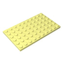 高砖 10个 MOC 板 6 x 10 兼容 3033 拼装颗粒积木零件 DIY积木块科技零件玩具