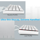 118键矮行PBT键帽纤薄Horizon键帽，适用于Cherry Gateron MX轴游戏键盘，兼容美式和英式布局