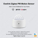 EWelink Zigbee 3.0 Motion Sensor Smart Human Body PIR Sensor Infrared Detector Security Alarm Sensor Support Z2M Home Assistant