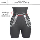 Women Punk Gothic Black PU Leather Studded Leg‑Waist Harness Belt, Adjustable Decor Accessory for Rave Festival Halloween Party