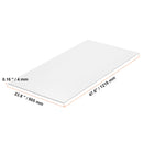 SucceBuy Polycarbonate Greenhouse Panels Roof Panels Sheets, Waterproof UV Protected Corrugated Resistance for Greenhouse/Garden