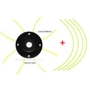 Steel Lawn Mower Head Free with 4 Lines Replacement Gasoline/Lithium Grass Trimmer Head Removal Of Garden Weed Brushcutter Part
