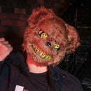 Halloween Horror Bloody Head Cover Mask Rabbit Bear Cosplay Mask Carnival Costume Headgear Props Handmade Party Decoration