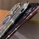 Magnetic Diamond Glitter Bling Case for iPhone 15 14 13 12 11 Pro Max Plus Rhinestone Electroplated Jewelled Transparent Cover