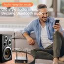 Bluetooth Transmitter Receiver BT5.3 Stereo Low Latency AUX 3.5mm Optical Wireless Music Audio Adapter Remote Control For TV PC