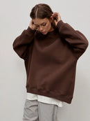 Wolfeel Oversized Hoodies & Sweatshirts for Women Autumn Winter Thick Warm Fleece Sweatshirt Girls Streetwear Loose Pullovers