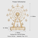Robotime Rolife 3D Puzzle Ferris Wheel Music Box Box Model Kit with Music for Children and Adults Crafts Adults Women 3D Puzzle
