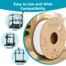 Sovol 2/6/10KG PETG Filament 1.75mm Black White , Wholesale 2/6/10 Rolls PLA ABS PETG Plastic For 3D Printer