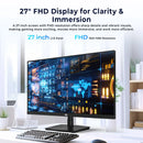 泰坦军团P2718C 平面IPS显示器，FHD，144Hz刷新率，16:9长宽比，游戏显示器，27英寸，350cd/m²（典型值），SRGB，250cd/m²
