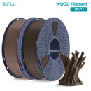 SUNLU 2KG Multiple Wood Filament Wood Texture PLA 3D Printer Filament 1.75MM 1kg/Spool Filament Fit Most FDM 3D Printers
