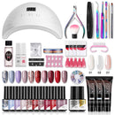 ROSALIND美甲套装 美甲工具套装 甲油胶半永久美甲套装 36W UV LED美甲灯 美甲机 甲油胶套装