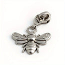 5PCS Dragonfly Bee Wallet Cosmetic Bag Pull Tab Slider Pencil Case Coat Messenger Bag Metal Insect Zipper Fashion Cute Pendant