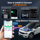 ANCEL BM300 PRO 6V 12V 24V Bluetooth Battery Monitor Battery Health Analyzer Charging Cranking System Test/Alarm Battery Tester