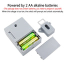 Smart electronic lock mobile NFC induction door lock IC card invisible drawer lock cabinet door lock cabling free