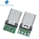 1Set/5Set Type-C Mirco USB Connectors Male Jack Tail Plug Electric Terminals Conector Case Phone