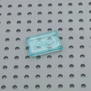25块DIY积木薄款人仔砖光面2x3颗粒儿童益智创意玩具尺寸兼容26603