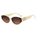Glasses Stylish Fashion Designer Women Men Sunglasses Cute Oval Trending Shades Unisex Glamour Eyewear UV400