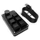 Macro Keyboard 12 Key 2 Knob Custom Programming Mechanical Keyboard Hot swap Custom Keypad One-handed Mini Gaming Keyboard