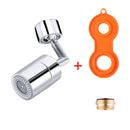 SHAI Universal Splash Faucet Spray Head 720 Degree Rotating Tap Filter Water Bubbler Faucet Aerator Kitchen Faucet Nozzle